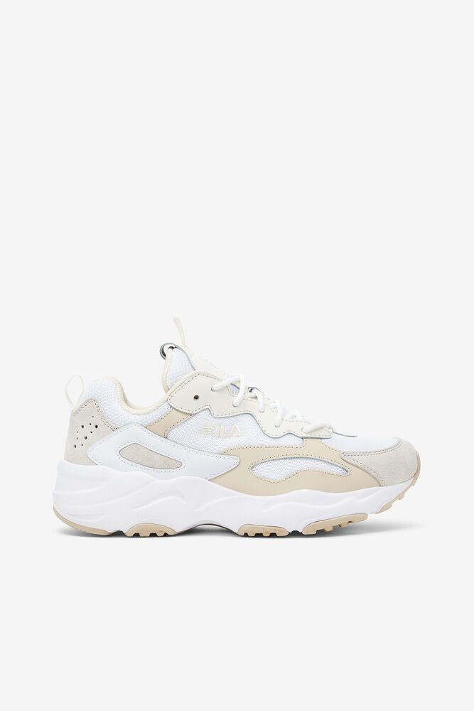 Fila Ray Tracer Trainers White - Womens - 36482YMIJ